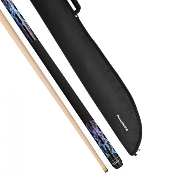 PowerGlide Burner II Pool Cue Set 2 Piece with Padded Soft Case